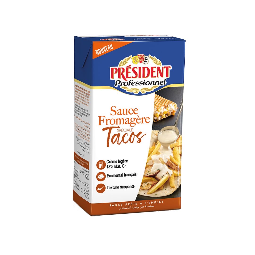 Président Professionnel – Sauce Fromagère Spéciale Tacos