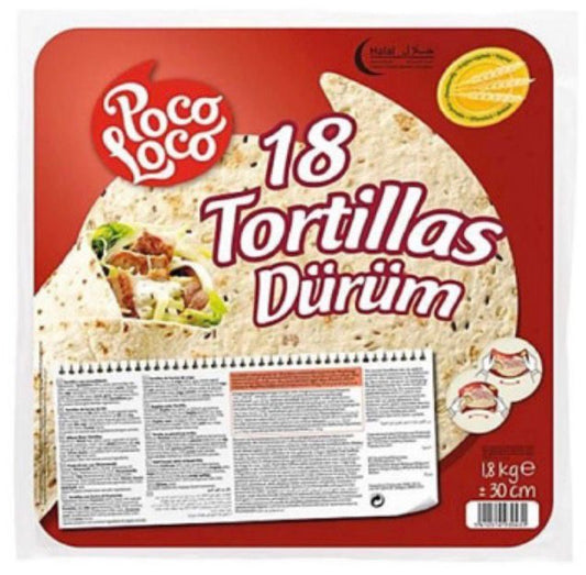 GALETTE POCO LOCO 30CM X 18PCS