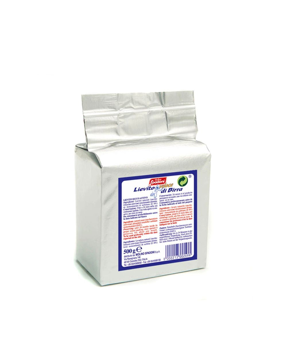 LEVURE SECHER SPADONI 500G