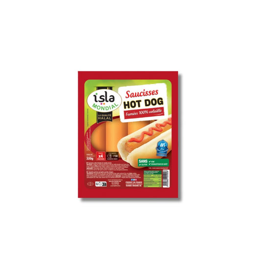 Saucisses Hot Dog – Isla Mondial – 300 g
