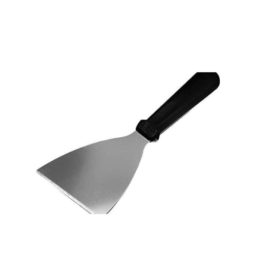 SPATULE MANCHE NOIR GRATOIR 24X8CM INOX
